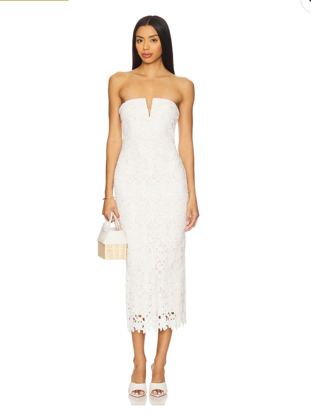 Women’s White Midi Dress